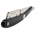 Parker Srb Straight Edge Barber Razor W  Stainless Steel Arm And 5 Half Blades