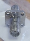 Lot 10 Sri Interconnet Sma 4-hole Panel Mount Coaxial Adapter 18ghz F-f New