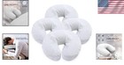 Pack Of 4 Extra Thick 100  Cotton Flannel Face Cradle Covers     White Elegance
