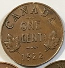 1922 1923 1925 Canada Small Cent Brown Diamonds