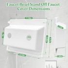 Faucet Bezel Stand Off Cover Fits For Rv Caravans Shower Plate 1 Pack 