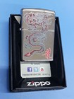 Zippo Red Dragon letter  High Polished Chrome 250-26856