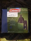 Coleman Adult Rain Suit In Bag Size Xl 2xl Unisex Pvc nylon  Navy Blue New