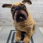 Pug Dog Stuffed Animal Plush Toy Tan Large Melissa And Doug Life Like Puppy