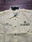 Vintage 1970s John Deere Uniform Shirt Yellow Green  Salesman  Deadstock  Nwot