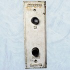 Antique Shepard Elevator Up Down Cast Bronze Plate   Buttons   Box Cincinnati Oh