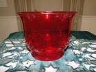 Morgantown Glass  9958 Colbert Bowl  Red  Exc  Cond  5 7 8  Diam  X 4 5  Tall