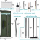Gun Cleaning Kit  22  223 Cal 5 56mm  22lr   Bore Snake Compact Rifle Clean Set