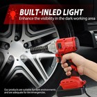 1300nm Cordless Impact Wrench 960ft-lbs 1 2 Battery Impact Gun 2x 4 0ah Battery