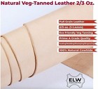 Elw Veg Tanned Leather Shoulder 2 3 Oz    8-1 2mm  Tooling Leather Cowhide