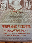 Vtg Galli-curci Philharmonic Auditorium Performance Advertising Brochure