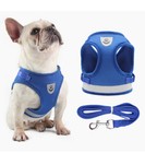 Dog Harness Chihuahua Pug Pet Control Mesh Walk Collar Vest Harnes And Leash Set
