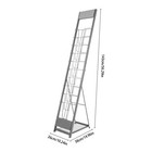 10 Tier Magazine Rack Holder Brochure Stand Detachable Brochure Display Stand Us