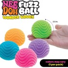 Needoh Fuzz Ball Squishy Stress Ball Sensory Fidget Toy New   Sealed