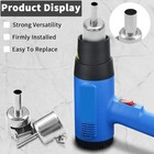 8pcs Hot Air Gun Nozzle Heat Gun Nozzles Kits Hot Air Gun Tips Nozzles Tips Tool