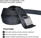 Premium Lashing Strap 1  X 13 Ft tie Down Straps With Heavy Duty Cam Buckle With