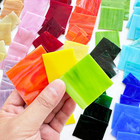 2 2lb Stained Glass Scraps  Mosaic Glass Pieces  Mosaic Tiles
