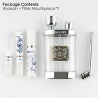 Portable Mini Small Water Bong Herb Smoking Pipe Double-use For Tobacco Hookah