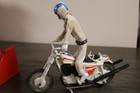 1973 Vintage Evel Knievel Stunt Cycle Motorcycle Bike  Launcher   Figure