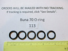 113 O-ring  9 16  Id X 3 4  Od X 3 32  Thick  Buna-70    Quan 5 