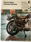 1979 Honda Cx500 Custom Motorcycle Two Page  Print Ad