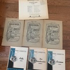 Vintage Metropolitan Opera Grand Opera Programs Libretto Playbills Lot Bundle