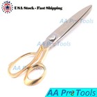 10  Stainless Tailor Scissors Sewing Dressmaking Upholstery Fabric Shears Gold