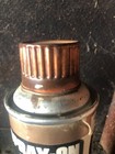 Vintage Spray Paint Can Copper Decorative Paper Label   Usa Gas Oil Belmont 1960