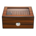 Handmade Cigar Humidor Premium Spain Cedar Cigar Desktop Box With Humidifier