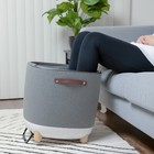 Carepeutic Portable Ottoman Shiatsu Foot And Air Compression Leg Massager Kh351