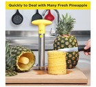 Yyp Pineapple Cutter With Knife Upgraded Electric  manual Durable Pineapple Core