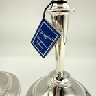 Set Of 2 Mayfair International Silver Company Candle Holders 8  England  read 