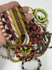 Lot Of 100 Handmade Nepal Glass Seed-bead Crochet Boho Roll-on Bracelet Jewelry