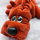 Vtg 1985 Pound Puppies Tonka Large 18  Rusty Red Dog Plush Puppy Toy W og Collar