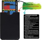 Metal Blackjack Basic Strategy Card  Blackjack Strategy Card  Wallet Size