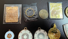 Lot Occult astrology Items - Aurum Medallions  Finger Labyrinth  Zodiac Spinner 