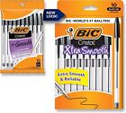 Pack Of 10 Ballpoint Pen - Black Ink Ball Point Pens For Office Writing School