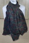 Paul Smith Vtg Paisley Silk Scarf 54 X 15 Inch Made In England Classic Muffler