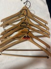 Vintage Wood Hangers Lot Of 6