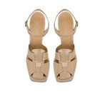 Genuine Leather Sandals Woman High Heels Ladies Summer Wedding Shoes Women