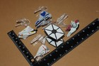 Used   Lot Of 5 Hot Wheels Star Wars Starships Diecast W  Finger Stand