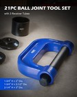 21pcs Auto Repair Service Removal Ball Joint Press Tool Master Adapter Kit 2 4wd