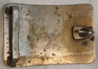 Western Ricardo Nickle 4 Leaf Clover Belt Buckle Nickle Silver With Bronze Trim