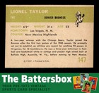 1961 Fleer  147 Lionel Taylor Rc Nm X3838488