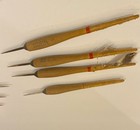 Antique Vintage Darts Made Of Wood Lot Of 10 View Pics  