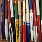 Pen Lot  174 Pcs  Advertising Ballpoint Pens   A Few Pencils