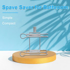 Over The Tank Toilet Paper Roll Holder For Bathroom Tissue Chrome Finish