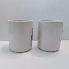 Ceramic Cat Mugs By Albert Dubout Pair 1998 Editions Clouet France