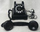 Vintage 1948 Western Electric 302  10-48  Black Rotary Dial Desk Table Telephone