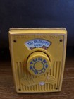 Vtg Fisher Price Music Box Pocket Radio Toy  the Mulberry Bush  1970s Working C1